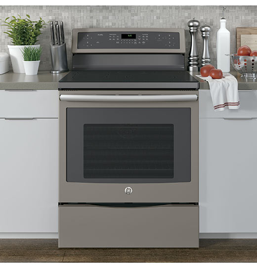 GE Profile™ Series 30" Free-Standing Convection Range with Induction