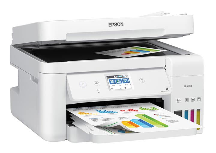 Epson EcoTank ET- 4760 All-in-One Cartridge-Free Supertank Printer