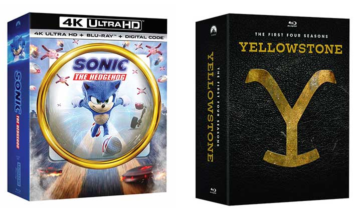 Sonic the Hedgehog Limited Edition Collector’s Blu-ray and Yellowstone