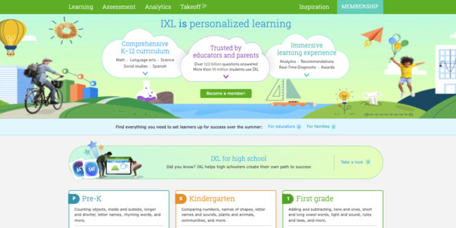 IXL Learning Website